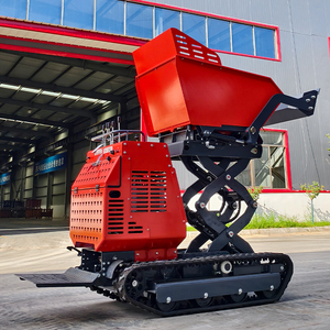 Ücretsiz kargo küçük paletli damperli yükleyici Mini damper KOOP dizel motor ile vinç ön yükleyici ev kullanımı - Product Image 5