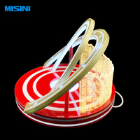 Misini Support de présentation lumineux LED personnalisé pour bouteilles de vin sur pied, pour bar/KTV, avec éclairage intégré pour bouteille de vin