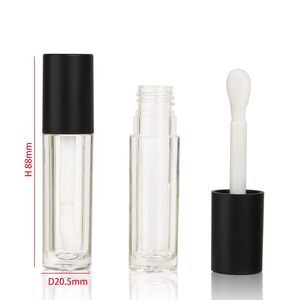 Private Label Luxury clear square Custom Empty 7ml 10ml <b>Led</b> Light Plastic Lip Gloss <b>Tube</b> with Mirror Lip Gloss Container <b>Tube</b> - Product Image 2
