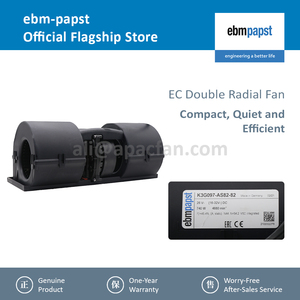 พัดลมระบายความร้อนแบบ EC Bus รุ่น ebmpapst K3G097-AS82-82 24V DC 740W - Product Image 2