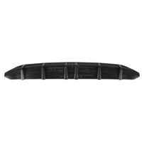 Haosheng diffuseur arrière de voiture pare-chocs arrière automatique ABS fibre de carbone Look lèvre de lame arrière pour Volkswagen VW Virtus Inde Version 2023 +.