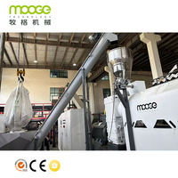 Ligne de granulation à anneau d'eau PP PE pour plastique dur recyclé, système de recyclage automatique PLC à découpe sous-marine