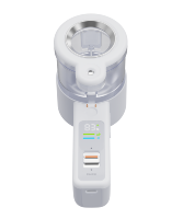 Ventilateur portable intelligent rechargeable avec réservoir d'eau magnétique amovible de 3000 mAh, pulvérisation puissante à 100 vitesses, petit ventilateur silencieux
