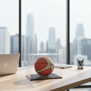 กล่องและชั้นวางโชว์ลูกบาสเก็ตบอลอะคริลิก PMMA คุณภาพสูง แบบกำหนดเองได้ พกพาสะดวก ดีไซน์ถอดประกอบได้ ราคาประหยัด - Product Image 6