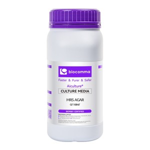 Aicultura* Agar MRS (de Man, Rogosa, Sharpe) Utilizado para el Crecimiento de Lactobacillus. (AFNOR, IDF, NMKL) - Product Image 1