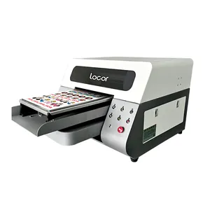 جودة Locor UV 6090 A1 led مسطحة طابعة زجاجة البلاط القلم خشبية ماكينة الطباعة على الصناديق صندوق إضاءة طابعة
