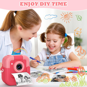 M8 Kids Instant Print <b>Camera</b> 48MP 1080P HD Video Selfie Toy <b>Camera</b> Support 32GB Card Inkless Paper <b>Printing</b> Gift for Age 3-12 - Product Image 4