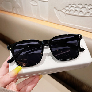 Lunettes de soleil carrées D5-20189, monture TR90 noire, UV400, unisexe, légères, verres PC, type 3, pare-soleil - Product Image 2