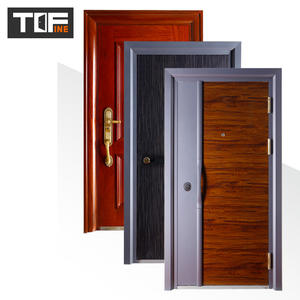 Bangladesh Crown Design Une <span class=keywords><strong>porte</strong></span> et demie <span class=keywords><strong>Porte</strong></span> en acier de sécurité insonorisée résistante à l'eau pour <span class=keywords><strong>entrée</strong></span> extérieure - Product Image 5