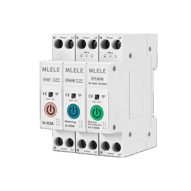 2024 New Design Smart 4G 2 Pole 63A MCB Circuit Breaker Remote Control Miniature Circuit Breakers for Smart House Use LI