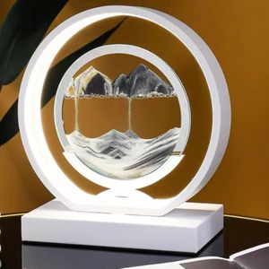 Sandales de table lumineuse de comptoir, thème <span class=keywords><strong>sable</strong></span>, nuage en flamme, lumière de table, Yoga, relaxant, peinture de <span class=keywords><strong>sable</strong></span> - Product Image 3