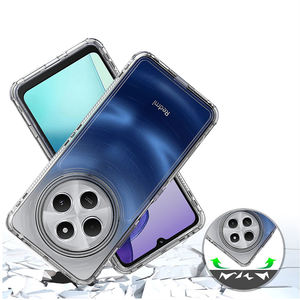 360ปกป้องเต็มตัวกันกระแทกป้องกันลายนิ้วมือ TPU + PC + เคสโทรศัพท์ใสคริสตัลอะคริลิกสำหรับ Redmi 14C 13X A5 <span class=keywords><strong>A4</strong></span> g 4g - Product Image 3