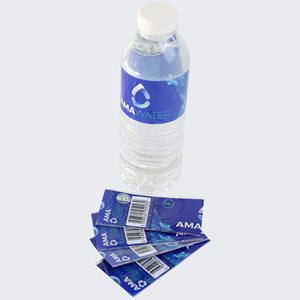 Tùy chỉnh đóng gói nhãn chai nước nhãn của nhà sản xuất không thấm nước Bopp nhãn máy in thiết kế cho chai nước khoáng - Product Image 2