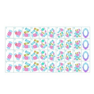Fourniture de Mahjong américain pour le commerce extérieur, en couleurs bonbon, Mahjong américain en acrylique à 4 couches, personnalisable selon les motifs - Product Image 2