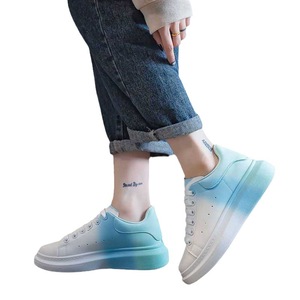 Zapatillas Deportivas de Plataforma para Mujer, Parte Superior de Malla Transpirable, Zapatillas Informales Blancas de Verano - Product Image 6