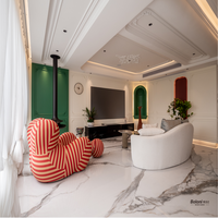 Boloni chaise longue en tissu au design unique meubles d'intérieur de l'amour de maman pour manger en plein air salon chambre à coucher salle d'étude