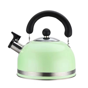 2-4L Capacity Classic Home Use Tea <strong>Kettle</strong> Color Coated Stainless Steel Whistling Teapot Induction Targeted for Classic Home Use - Product Image 2