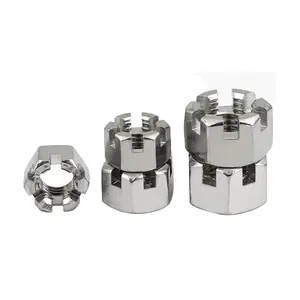 Factory Direct Selling DIN935 Hexagon Slotted And Castle Nuts Customizable Nut