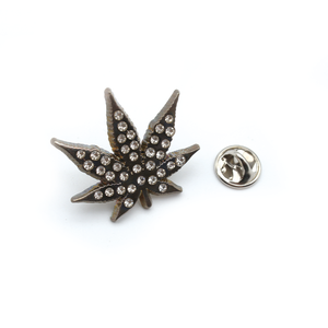 Pin de Solapa de Marihuana con Diseño de <span class=keywords><strong>Diamante</strong></span>, Personalizado en Esmalte, para Coleccionistas y Regalos - Product Image 2