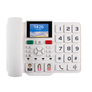 4G LTE VoLTE FM Grand Bouton Haut-Parleur Haute Puissance Son Fort avec Capteurs Appel SOS pour <span class=keywords><strong>Senior</strong></span> Elder Carte SIM Téléphone Sans Fil <span class=keywords><strong>Fixe</strong></span> - Product Image 1