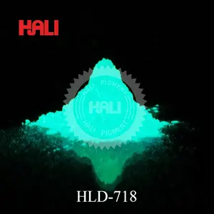 Stronsiyum aluminate photoluminescent pigment fotolüminesan pigment ışıldayan toz ürün: HLD-718 parlak renk: yeşil