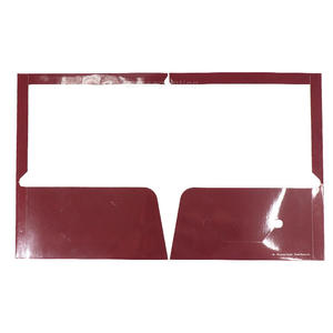 <b>A4</b> Custom Presentation File <b>Folders</b> Pocket Glossy Paper Presentation <b>Folders</b> With Two Pocket - Product Image 4
