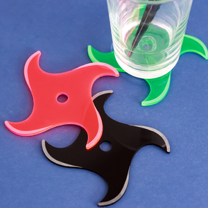 Fabricant japonais de sous-verres amusants en néon, personnalisés, recyclés, pour souvenirs, en gros - Product Image 4