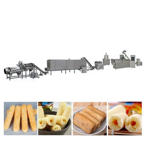 Máquina Extrusora de Snacks de Maíz Inflado Totalmente Automática de Doble Tornillo de Alta Calidad - Product Image 2