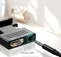 Adaptador HDMI a VGA 1080P, Conversor Unidireccional para Monitor/Proyector/Laptop/PC - Plug and Play