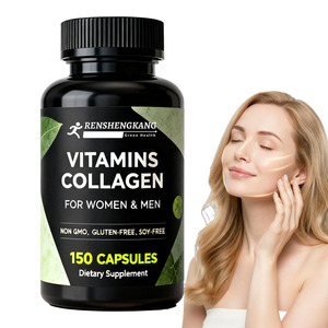 Vitamines et <span class=keywords><strong>Collagène</strong></span> en Gros OEM ODM pour Femmes et Hommes – Compléments Multi-<span class=keywords><strong>Collagène</strong></span> Types I, II, III, V, X – Capsules de Peptides de <span class=keywords><strong>Collagène</strong></span> Issus de Bovins Élevés en Pâturage - Product Image 1