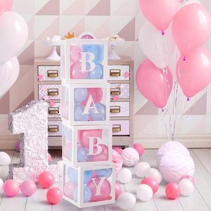 Transparent <b>PVC</b> Custom Name Balloon Box for Birthday Party Decorations-Waterproof & Durable - Product Image 2