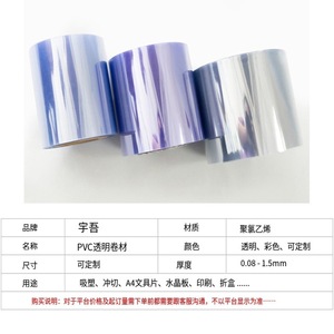 แผ่นพลาสติก PVC ใสแบบแข็ง, ผู้ผลิตกล่องบรรจุภัณฑ์แบบพลาสติกขึ้นรูป, ผลิตเองและรับผลิตตามความต้องการ - Product Image 1