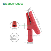 Offre Spéciale 30A pince de Test de batterie 10mm pince crocodile pour fiche banane multimètre stylo câble sondes pince crocodile