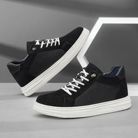 Offre Spéciale 6cm chaussures pour hommes hauteur intérieure augmentant en cuir baskets hommes blanc conseil chaussures hommes Invisible hauteur augmentation