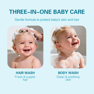 Nary Best Selling Rich Foam 3-en-1 Shampooing et revitalisant pour bébés et enfants, gel douche sans larmes, nettoyage <span class=keywords><strong>doux</strong></span> des cheveux et de la peau - Product Image 6