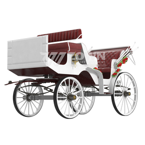 Voiture de tourisme électrique silencieuse sans chevaux, à batterie, pour parcs à thème et lieux de mariage - Product Image 5