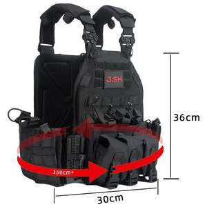 J.SH gilet tattico a sgancio rapido personalizzato gilet 1000D poliestere antifurto in PVC gilet di sicurezza protettivo per esterni di alta qualità - Product Image 6