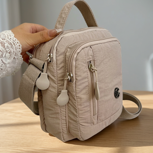 Nuevo Bolso Versátil de Moda para Mujer con Estampado Animal, de Nailon, para Hombro/Bandolera, Diseño Multicapa, Cierre con Cremallera y Broche - Product Image 2