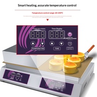 Machine à crêpes professionnelle en cuivre pur épaissi, style wok, à température constante CNC, pour snack-bars