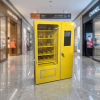 Máquina Expendedora de Bebidas y Snacks de Gran Capacidad, 200-300 Artículos, Pago con Monedas, Fichas, Tarjeta QR, para Centros Comerciales, Bibliotecas, Oficinas