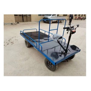 Farm Using Electric Transport Platform Hand Cargo <b>Trolley</b> for Mobile Flat Truckpowered Logistics <b>Tools</b> Electric <b>Trolley</b> for - Product Image 5