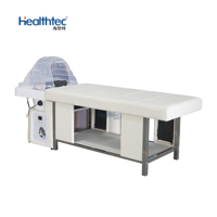 Lit de shampooing multifonctionnel moderne en métal avec table de massage et bassin de hydrothérapie