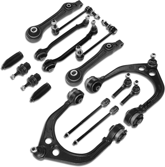 Frenzybro 16pcs Front Control Arm Suspension Kit New 1 Year Warranty 2005-10 for 300 for Charger 06-10 Challenger 08-10