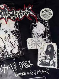 เสื้อฮู้ดดี้ทรงบ็อกซี่แบบสตรีทแวร์ ซิปหน้า ผ้าคอตตอนหนานุ่มคุณภาพสูง ล้างสีแบบแอซิดวอช ซิปแบบดิสเทรส - Product Image 3