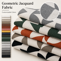 Tissu d'ameublement jacquard sur mesure 580GSM 100% polyester, tissu jacquard chenille pour revêtement de canapé