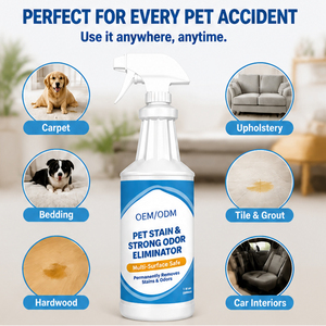 Spray Desodorante para Mascotas OEM con Ingredientes Naturales de Plantas para Perros y Gatos, Elimina Olores Desagradables, Refresca el Pelaje, Suministro de Aseo de Marca Personalizada - Product Image 1