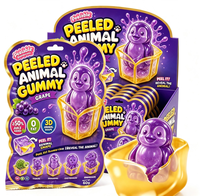 BESTAR - Golosinas de Gomita con Sabor a Frutas, en Forma de Animales 3D, Suaves y Masticables, Dulces de Gelatina, Bocadillos Casuales