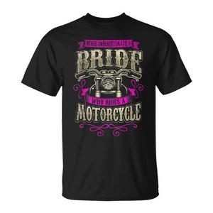 T-shirt de mariée motard pour femme, idéal pour les enterrements de vie de jeune fille - Product Image 1