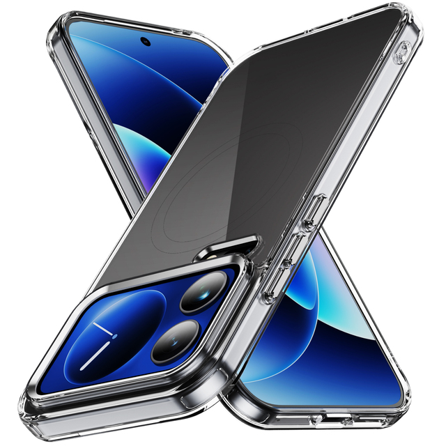 Shockproof Acrylic Transparent Phone Case for Xiaomi 17 Pro Max 15S Pro 14T Pro 15 Ultra Cover for Redmi 15 15C 14R 14C A5