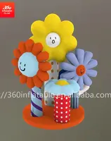 Custom Advertising Giant Inflatable Flower with Air Blower for Shopping Mall Center Decoration